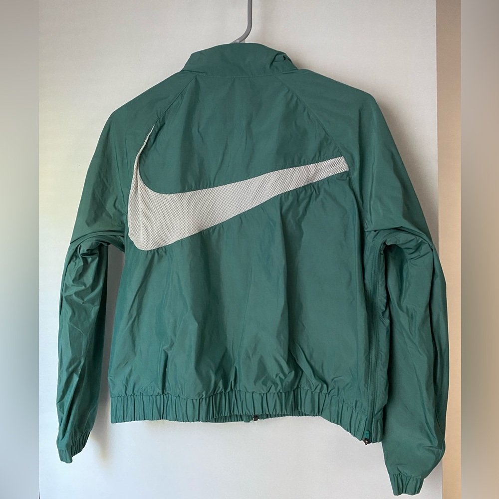 Nike Green Windbreaker Jacket